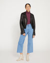 Jackie High Rise Cropped Jeans - California Blue Wash Image Thumbnmail #1