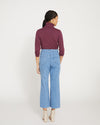 Jackie High Rise Cropped Jeans - California Blue Wash Image Thumbnmail #4