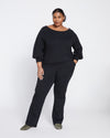 Superfine French Terry Flares - Black Image Thumbnmail #1