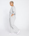 Superfine French Terry Flares - Heather Grey Image Thumbnmail #3