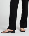 Marina Luxe Twill Pull-On Pants - Black/Black Matte Image Thumbnmail #8