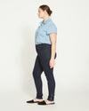 Ankle Zip Seine High Rise Skinny Jeans 32 Inch - Dark Indigo Image Thumbnmail #1