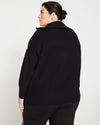 Blanket Half-Zip Sweater - Black Image Thumbnmail #4