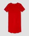 Halie T-Shirt Dress - Red Image Thumbnmail #2