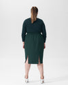 Blair Swiss Dot Chiffon Skirt - Forest Green Image Thumbnmail #4