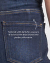 Joni High Rise Curve Slim Leg Jeans 27 Inch - Midnight Blue Image Thumbnmail #6