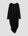 Iconic Long Sleeve V-Neck Geneva Dress - Black Image Thumbnmail #2