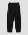 Karlee Stretch Cotton Twill Cargo Pants - Black Image Thumbnmail #3